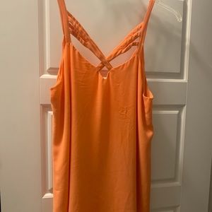 Orange tank top